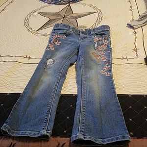 Little girl 4t embroidered pants